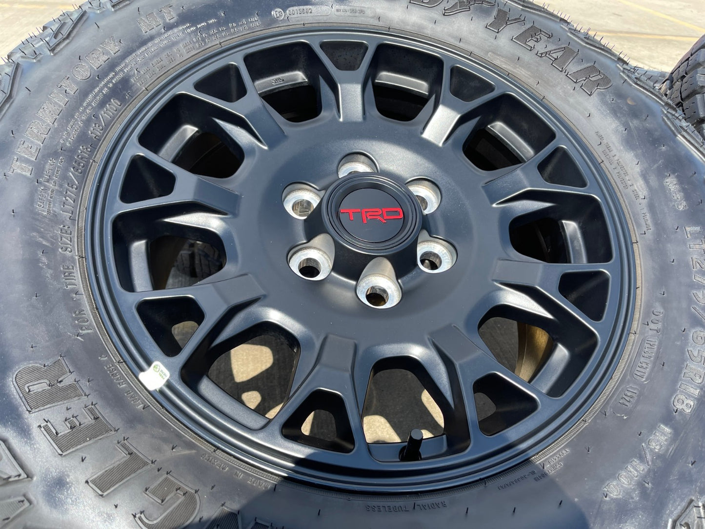 18" Toyota Tacoma 4Runner TRD Pro OEM 95973 wheels rims 2024 2025 2026 GOODYEAR