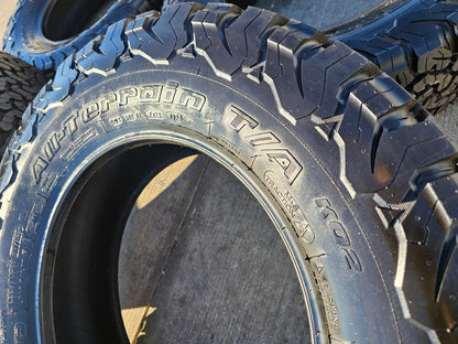 (4) 255/70/18 BFG KO2 A/T tires F-150 Sierra Tahoe Silverado NEW TAKE OFFS NEW