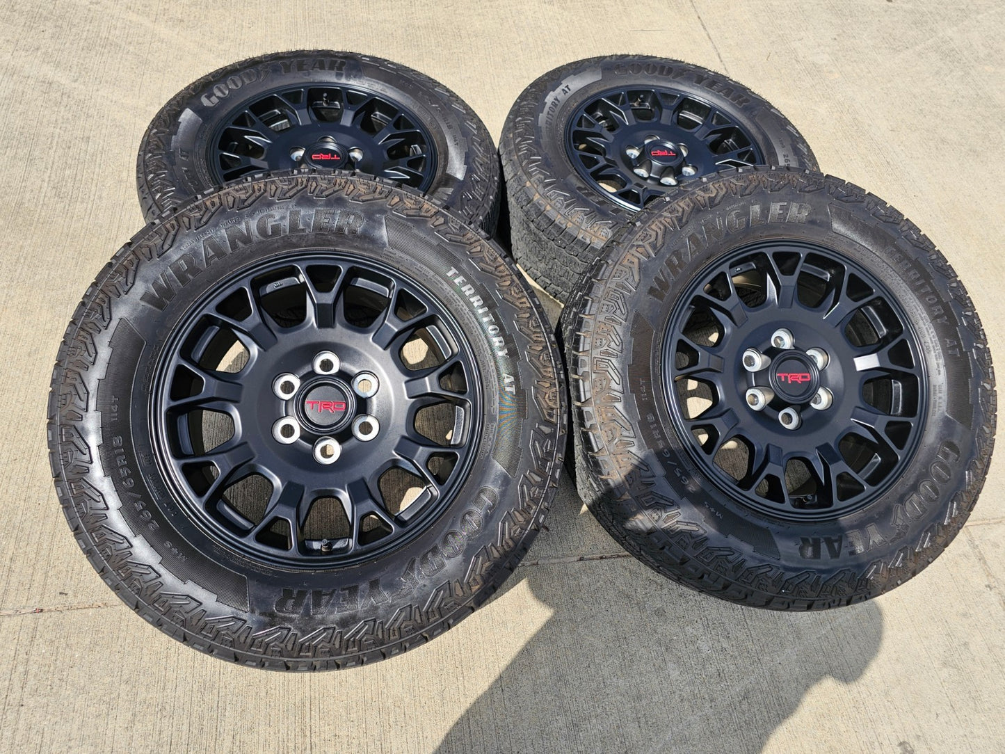 18" Toyota Tacoma 4Runner TRD Pro OEM 95973 wheels rims 2025 2026 GOODYEAR A/T