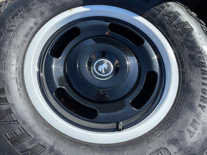 17" Ford Bronco HERITAGE Edition wheels rims white 2025 2026 GOODYEAR 35"
