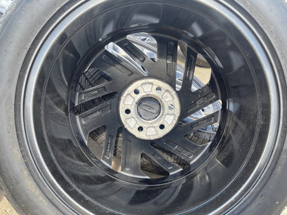 22" Lincoln Navigator OEM 94225 rims wheels BLACK LABEL BRIDGESTONE SET NEW