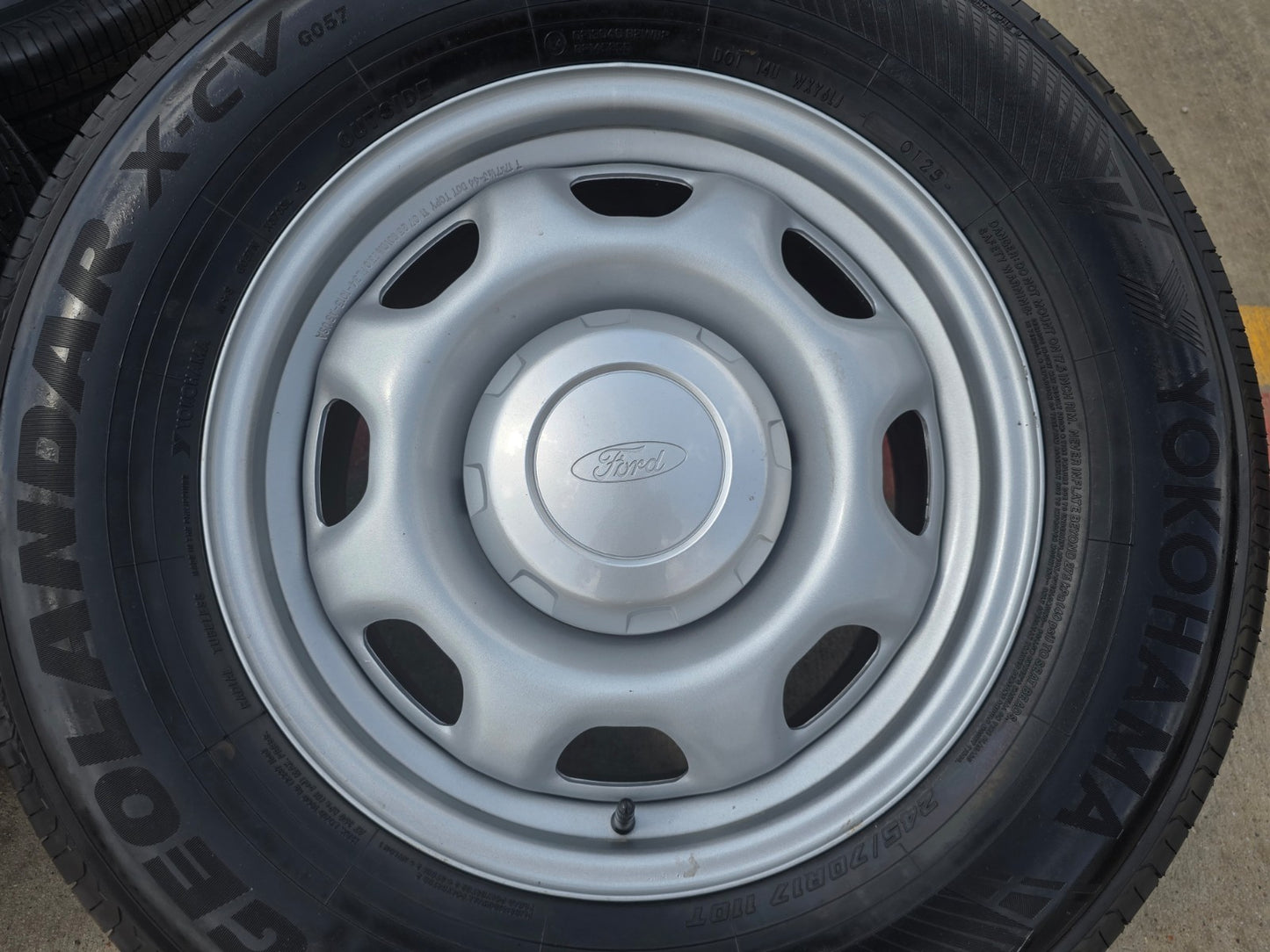 17" Ford F-150 OEM rims wheels 3857 steel 2025 2026 YOKOHAMA NEW SMOKIN DEAL