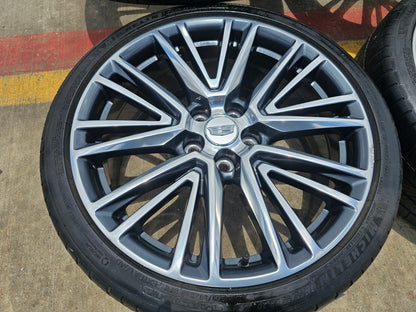 20" Cadillac CT5 CT5-V Platinum OEM 4843 wheels rims 2022 2023 2024 2025 2026