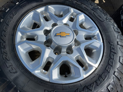 18" Chevy Silverado 2500 3500 OEM 5959 wheels rims tires SET NITRO R/T