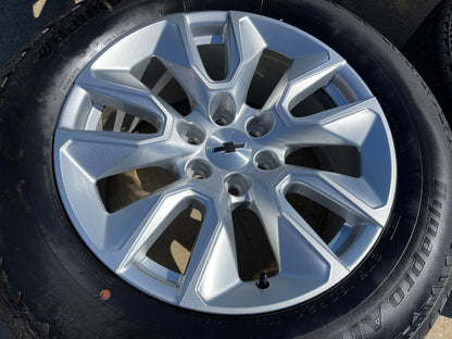 20" Chevy Silverado 1500 Tahoe OEM 5915 5916 wheels rims SET HANKOOK A/T2 NEW