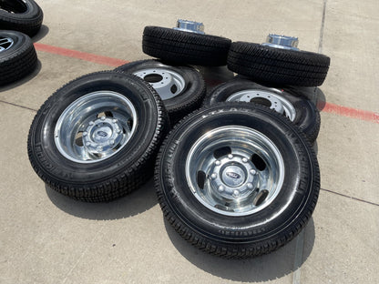 17" Ford F-350 Dually OEM 14077 14078 rims wheels 2024 2025 Michelin A/T NEW