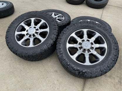 20" Dodge Ram 2500 3500 OEM wheels rims 2698 2699 tires NITTO RIDGE GRAPPLER