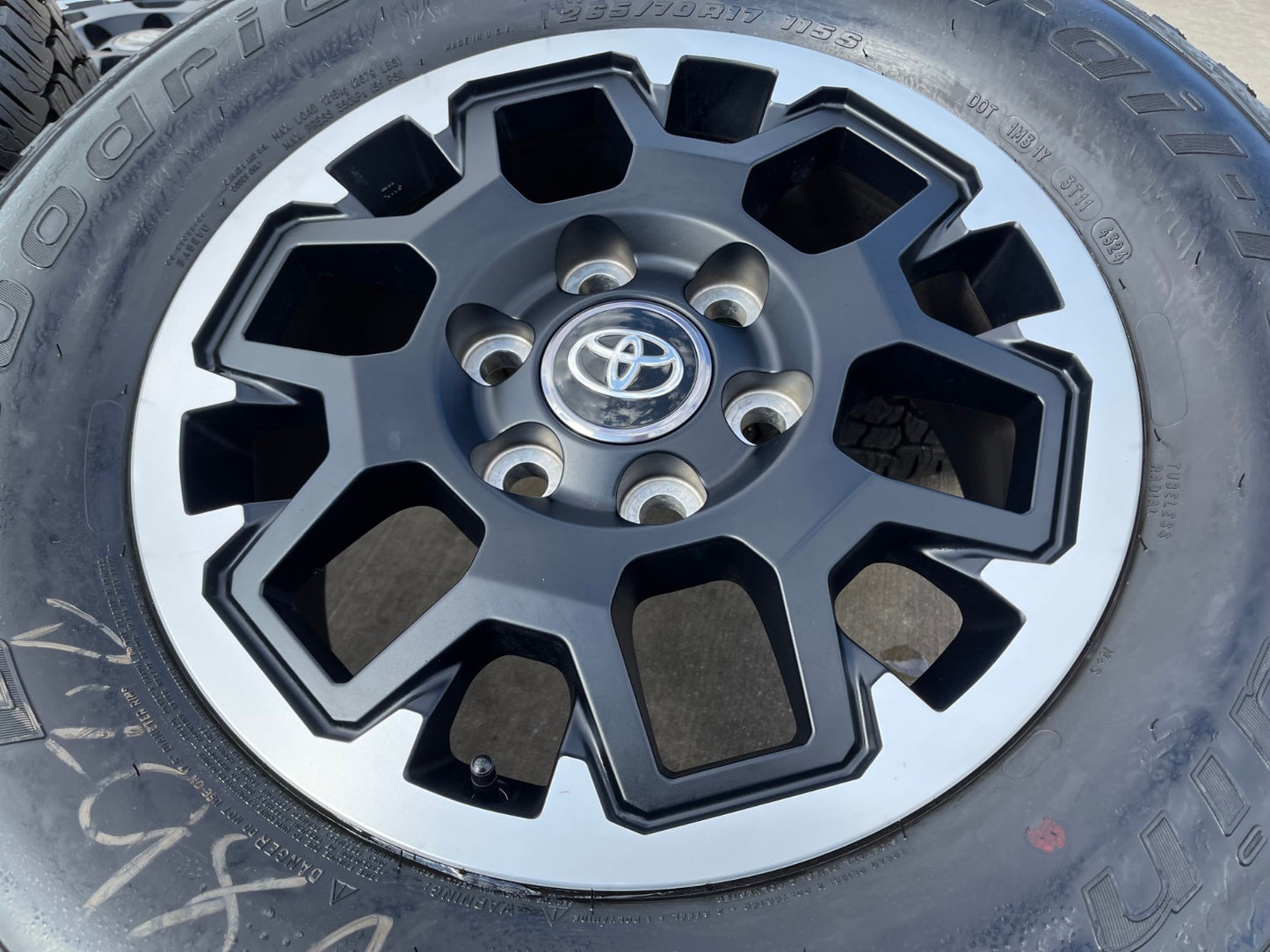 17" Toyota Tacoma 4Runner TRD OEM 10638 wheels rims 2024 2025 2026 2027 BFG NEW