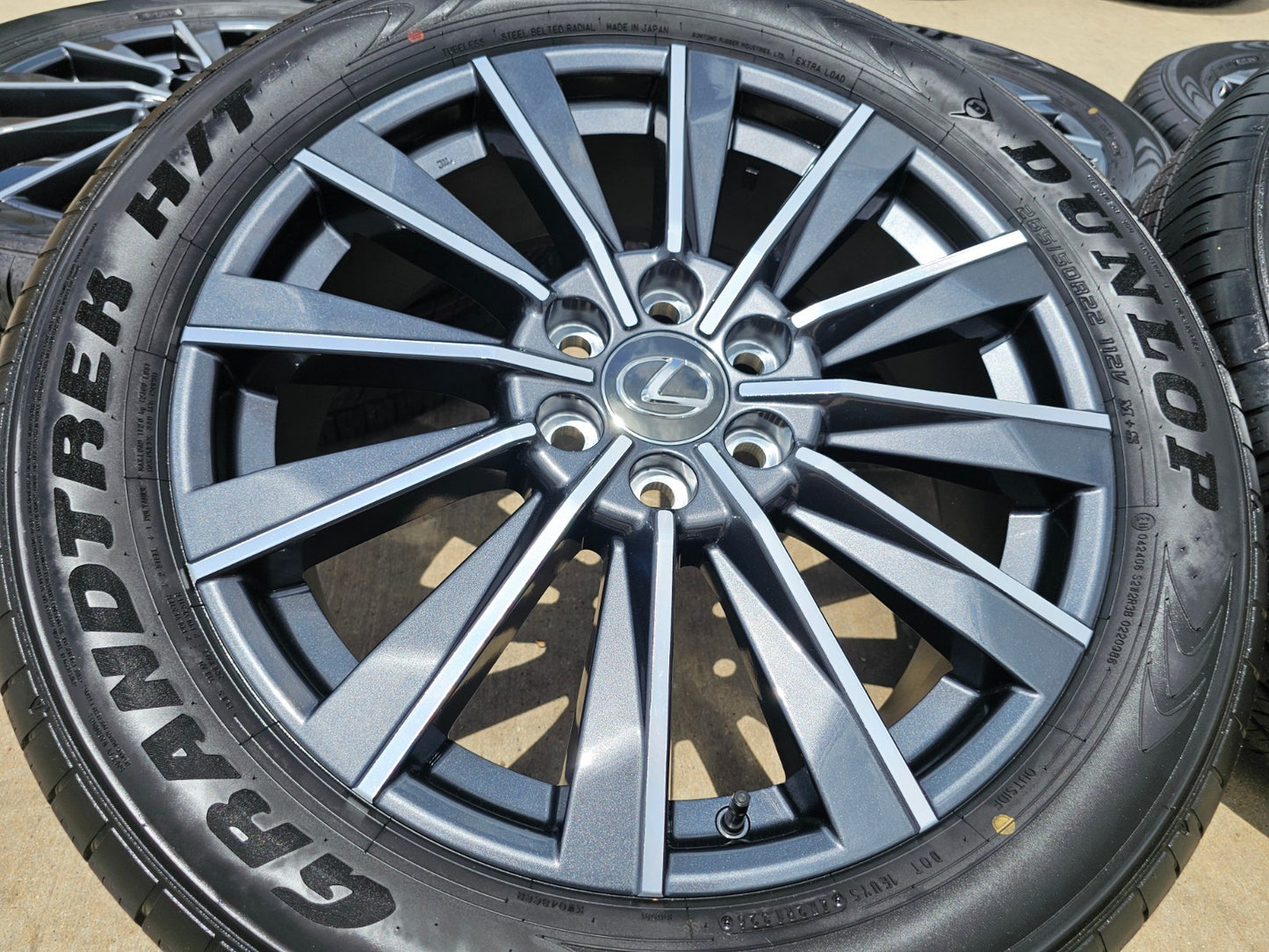 (5) 22" Lexus GX550 OEM wheels rims Toyota Land Cruiser Tundra 78519 LX600 NEW