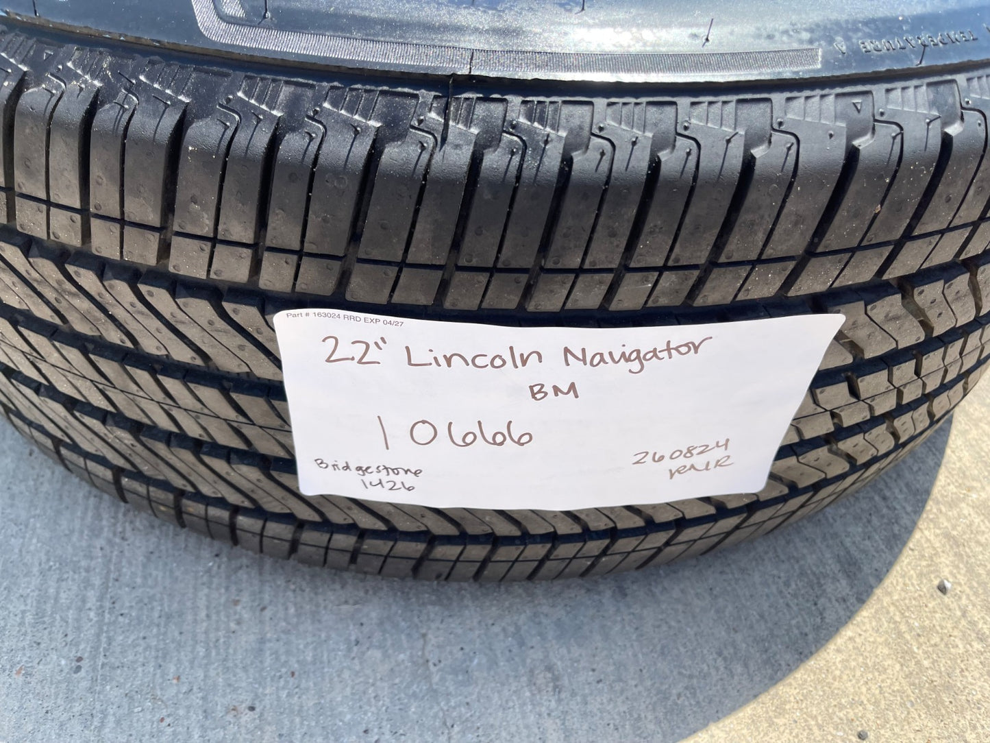 22" Lincoln Navigator OEM 10666 rims wheels BLACK LABEL 2025 2026 2027 NEW
