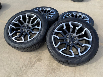 22" Dodge Ram 1500 OEM 95987 LIMITED Laramie wheels rims 2025 2026 2027 SET NEW