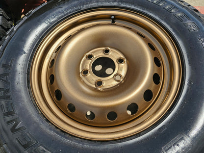 (5) 17" INEOS Grenadier OEM BRONZE wheels rims tires 2023 2024 2025 2026 NEW