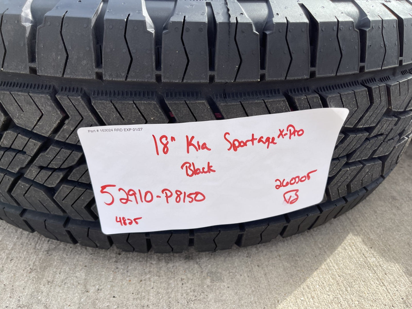 18" Kia Telluride X-PRO OEM wheels rims Sorento Sedona 2026 2027 NEW