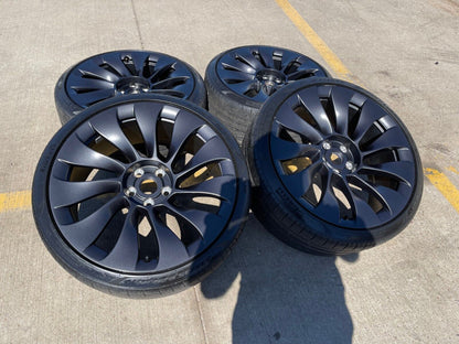 20" Tesla Model 3 OEM Uberturbine wheels rims tires 2021 2022 2023 2024 2025