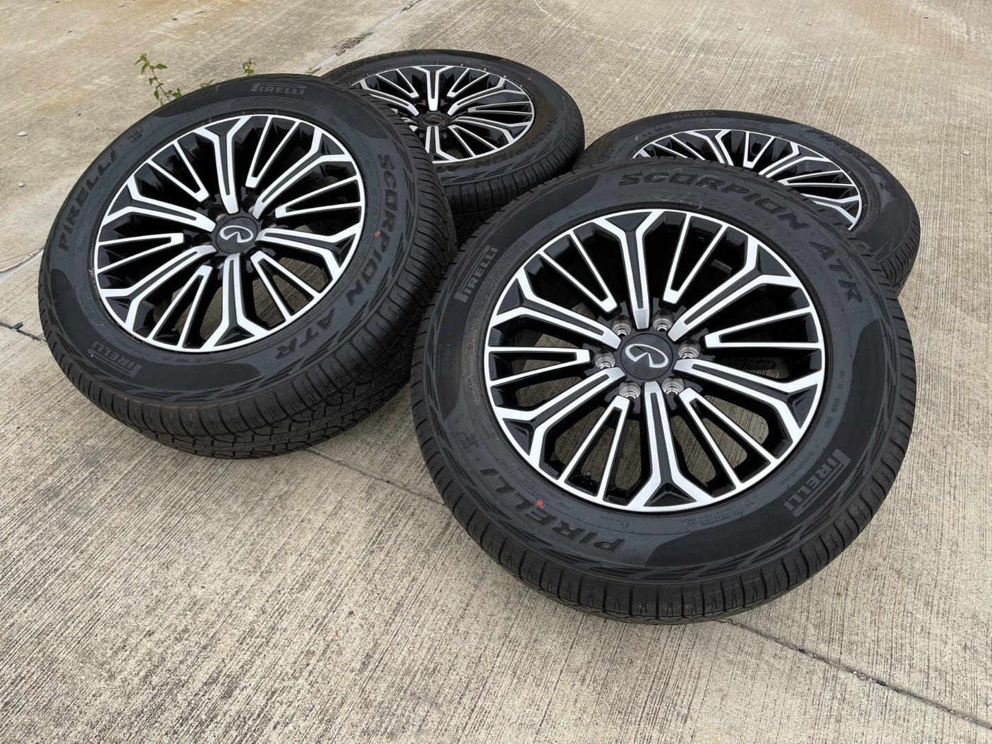 20" Nissan Titan PRO-4X Armada OEM wheels rims tires black 2024 2025 2026 NEW