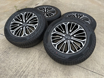 20" Nissan Titan PRO-4X Armada OEM wheels rims tires black 2024 2025 2026 NEW