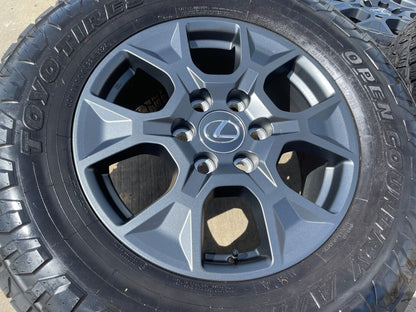 18" Toyota 4Runner Land Cruiser TRD Tundra OEM 10544 wheels rims GX550 TOYO A/T3