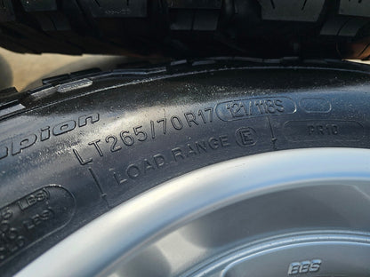 17" Toyota FJ Cruiser BBS TRD PRO 4Runner Tacoma OEM wheels rims BFG KO2 A/T NEW