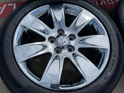 18" Buick Regal Lacrosse Allure OEM 4095 wheels rims CHROME NEW tires