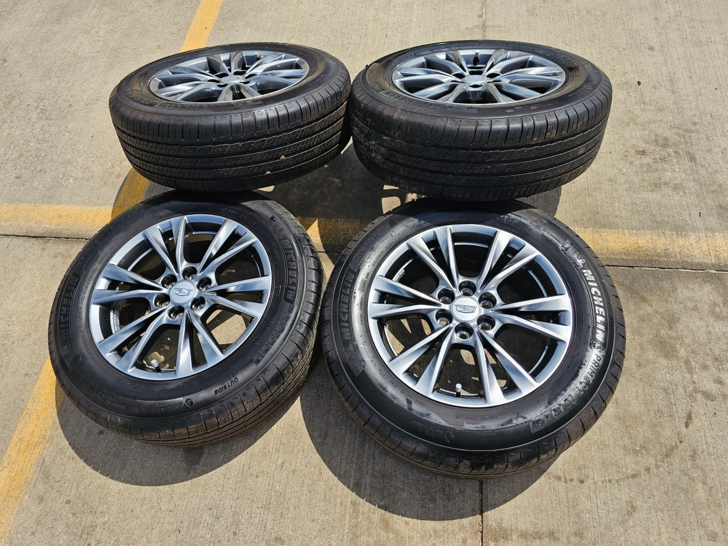 18" Cadillac XT6 XT5 SRX OEM 4844 wheels rims Chevy Blazer Acadia MICHELIN