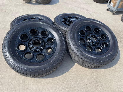 20" Ford F-250 F-350 OEM black Lariat wheels rims 10299 10484 tires NEW
