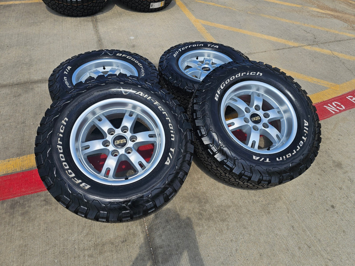 17" Toyota FJ Cruiser BBS TRD PRO 4Runner Tacoma OEM wheels rims BFG KO2 A/T NEW