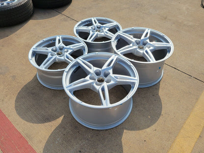 19" + 20" Chevy Corvette C8 OEM 14007 14008 wheels rims 2023 2024 2025 2026 NEW