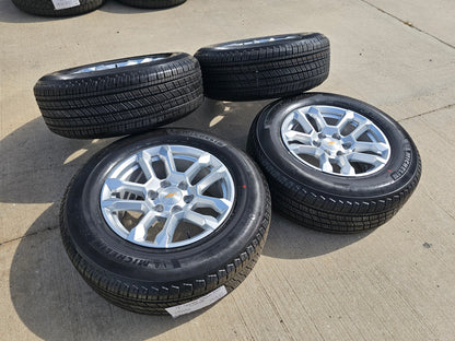 18" Chevy Silverado Suburban Tahoe OEM 14091 wheels rims GMC SET MICHELIN NEW