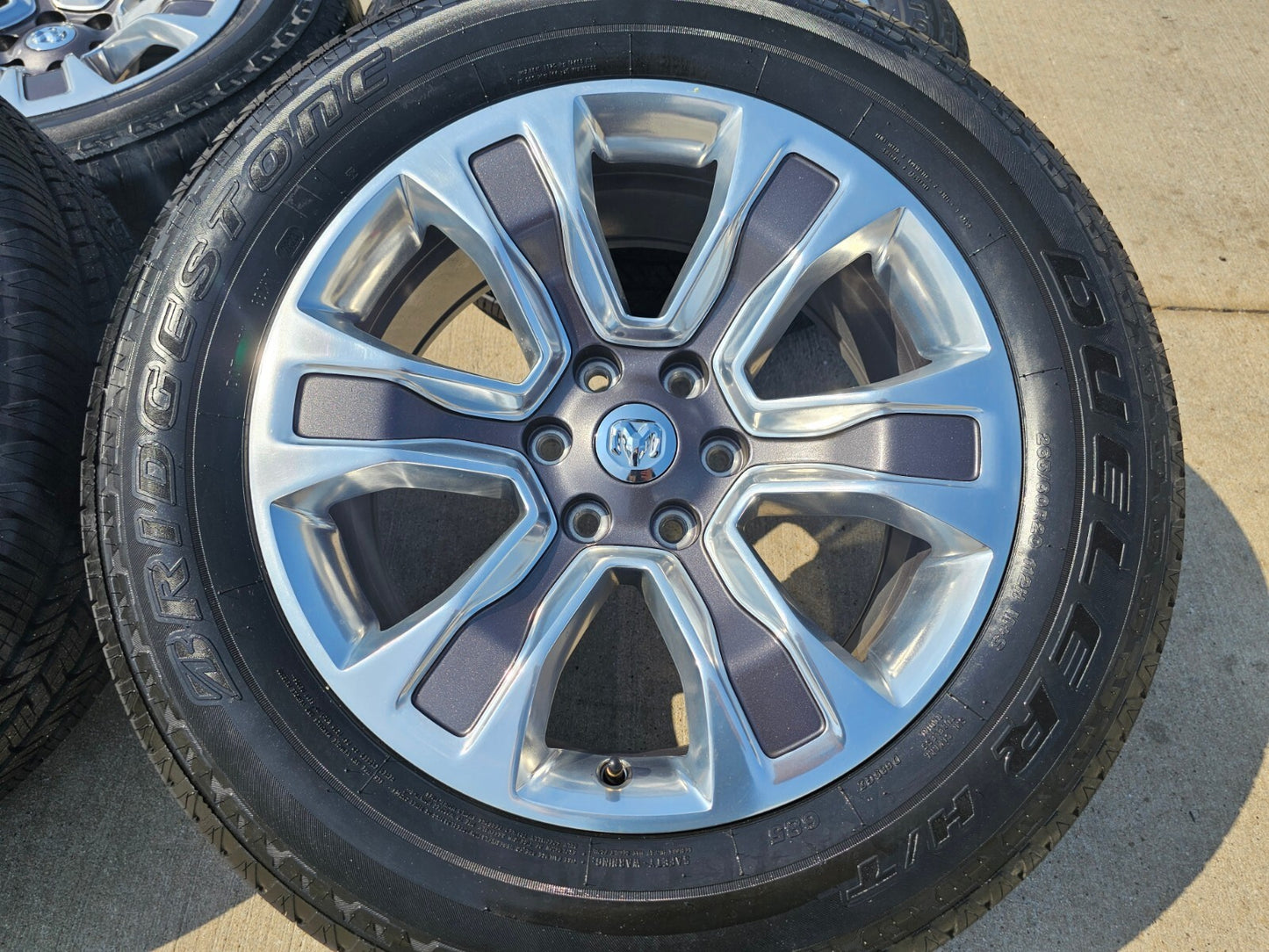 20" Dodge Ram 1500 OEM Laramie Long Horn 2678 2682 wheels rims 2024 2025 NEW