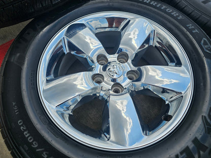 20" Dodge Ram 1500 OEM wheels rims 2495 CHROME 5x139 5x5.5 SET