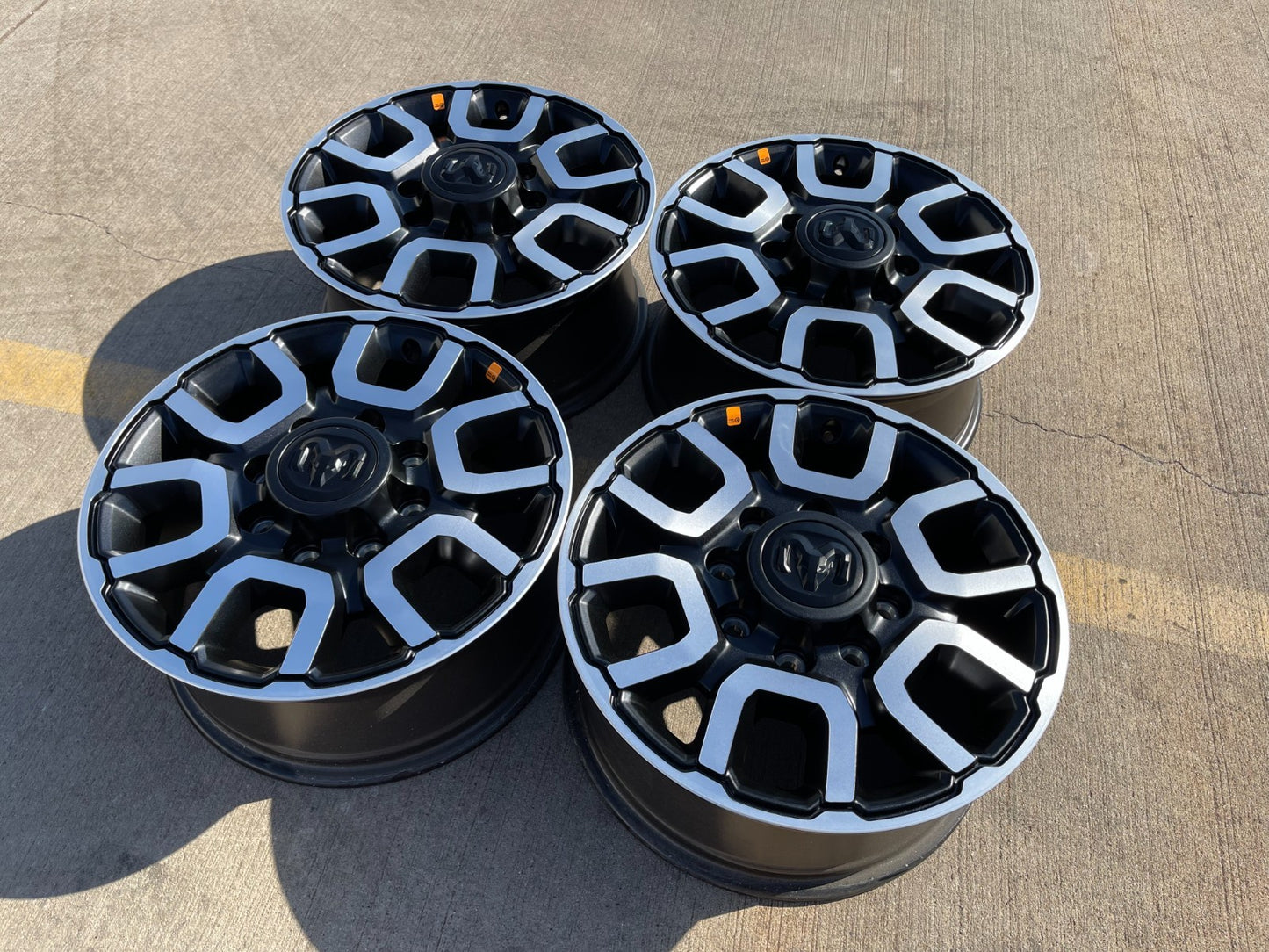 18" RAM 2500 3500 LARAMIE OEM 2694 wheels rims 2024 2025 2026 2027 NEW