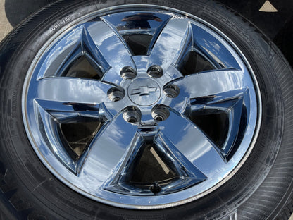 20" GMC Yukon Sierra Chevy Tahoe OEM 5420 CHROME SET wheels rims FITS 1999-2020