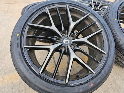 20" Nissan GT-R OEM wheels rims RAYS 62801 62200 GTR 2019 2020 2022 2023 2024