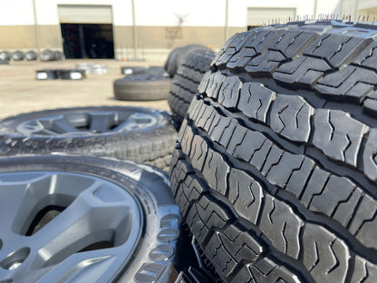 20" Dodge Ram 1500 OEM Laramie Black 2680 wheels rims 2025 2026 GOODYEAR NEW