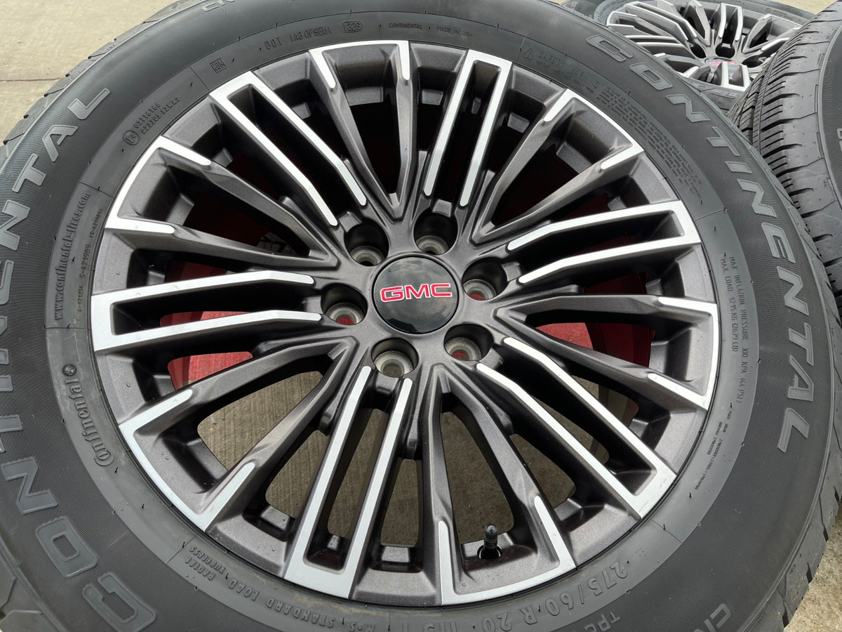 20" GMC Sierra Yukon XL Denali OEM wheels rims SET 2026 2027 NEW