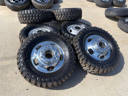 17" Ford F-350 Dually OEM 10477 10478 rims wheels tires SET NEXEN 33"