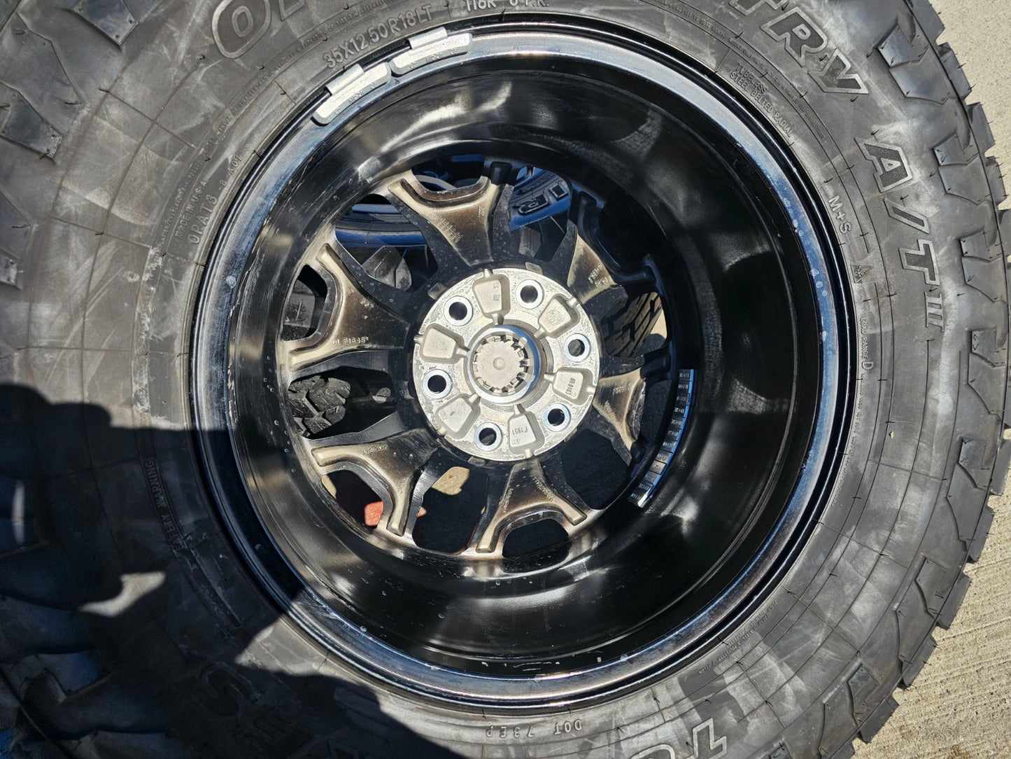 18" Dodge Ram 1500 TRX RHO Black OEM 66002 wheels rims TOYO A/T3 35"