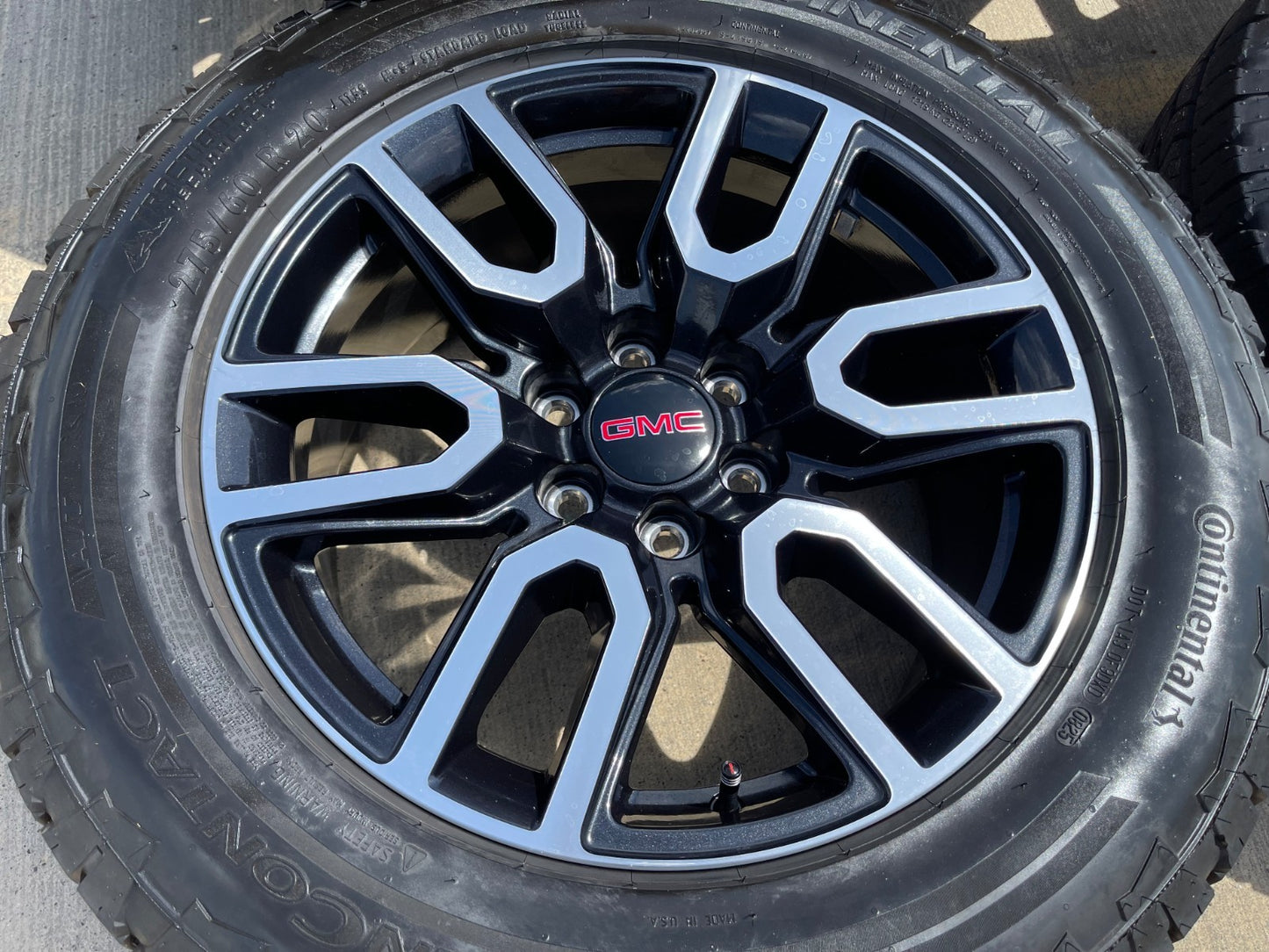 20" GMC Sierra Yukon AT4X Silverado OEM 5914 wheels rims SET CONTINENTAL A/T
