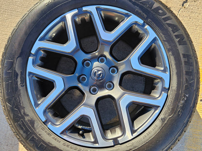 20" Dodge Ram 1500 OEM 94059 Laramie wheel rim 68583860AA Spare 2024 2025 2026