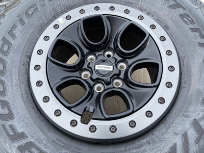 17" Ford F-150 Raptor OEM BEADLOCK rims wheels 10459 95210 BFG KO2 37" tires NEW