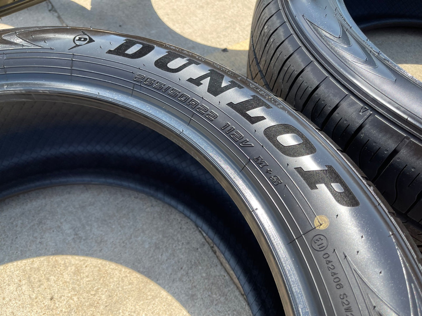 (4) 265/50/22 Dunlop Grandtrek H/T31 tires SET M+S 265/50R22 LX600 GX550 NEW
