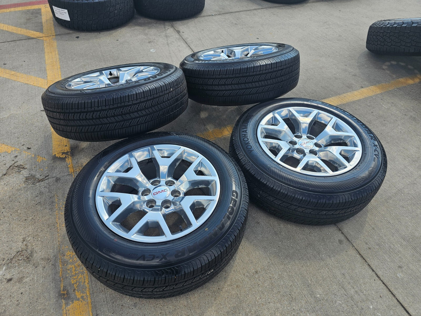 20" GMC Yukon Chevy Tahoe OEM Y spoke wheels rims 5698 tires