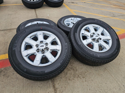 18" Ford F-150 OEM rims wheels 3915 CHROME Expedition MICHELIN NEW