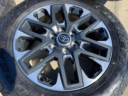 20" Toyota Tundra TRD wheels rims OEM 75276 95295 TSS Sequoia SET FALKEN A/T NEW