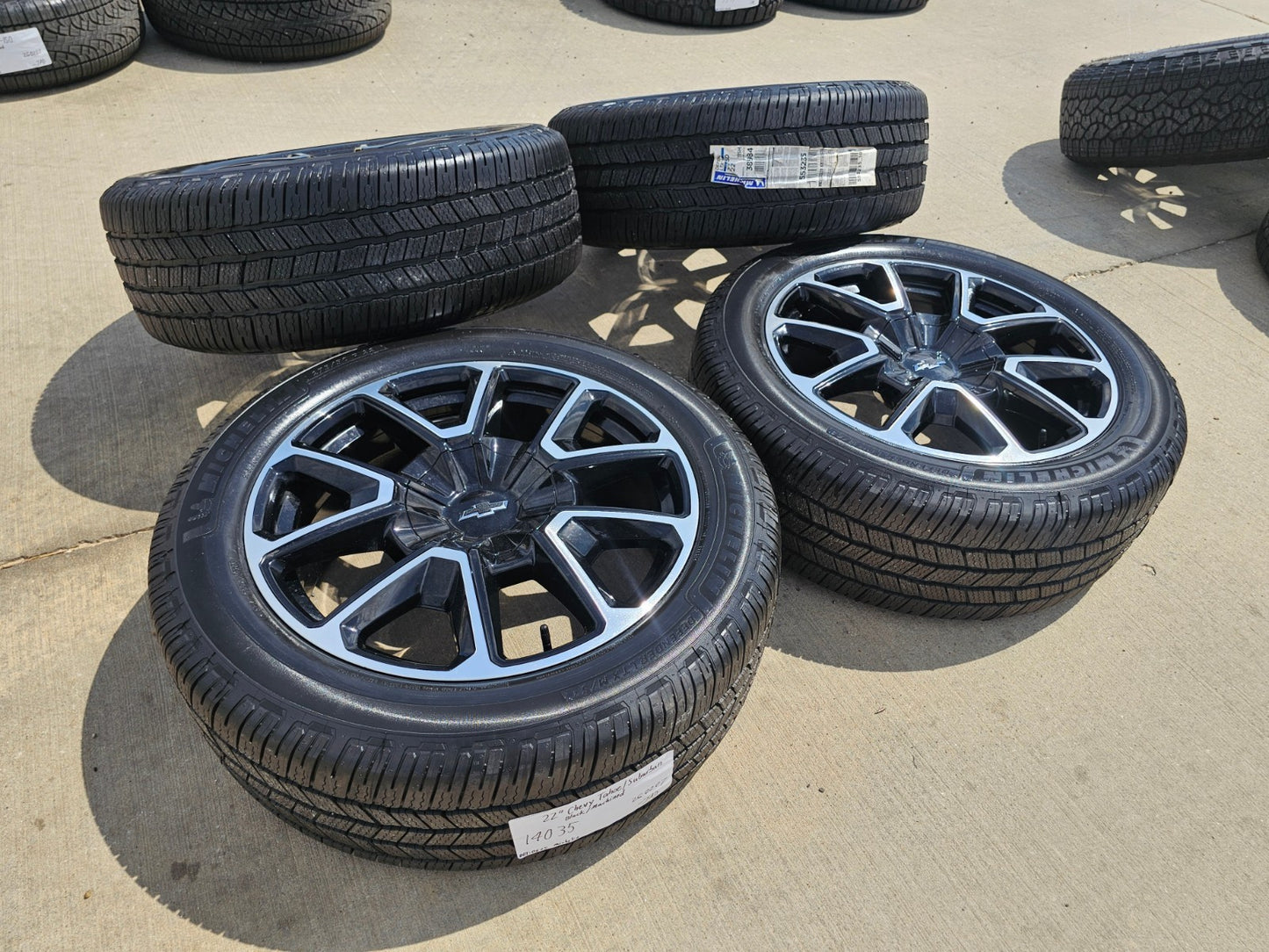 22" Chevy Tahoe Suburban RST OEM 14035 wheels rims SET Silverado 2025 2026 NEW