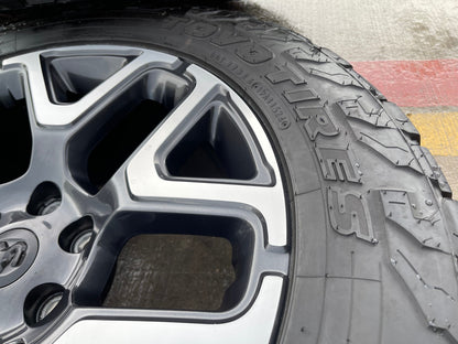 20" Dodge Ram 1500 OEM 94059 Laramie wheels rims 68583860AA TOYO A/T3