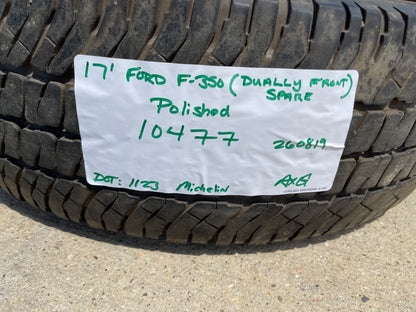 17" Ford F-350 Dually OEM 10477 rim wheel tire MICHELIN A/T2 spare single