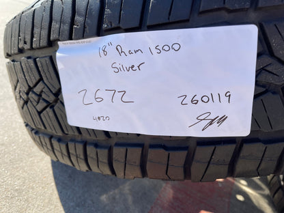 18" Dodge Ram 1500 OEM wheels rims 2672 tires GENERAL A/TP