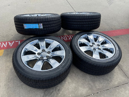 18" Buick Regal Lacrosse Allure OEM 4095 wheels rims CHROME NEW tires
