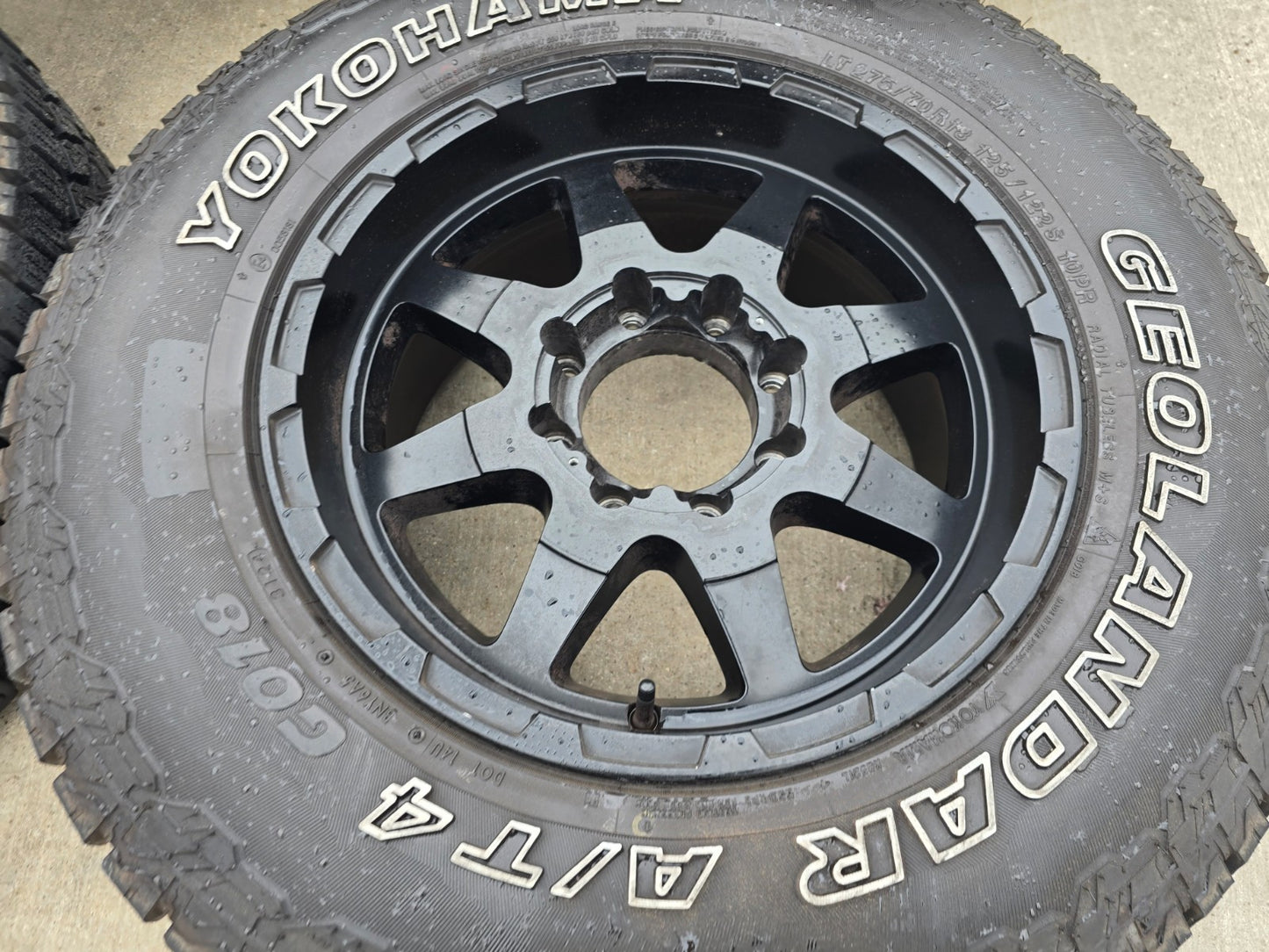 18x9 18" VOXX GFX TR12 wheels rims 8x165 8x6.5 Chevy GMC Ram 2500 3500